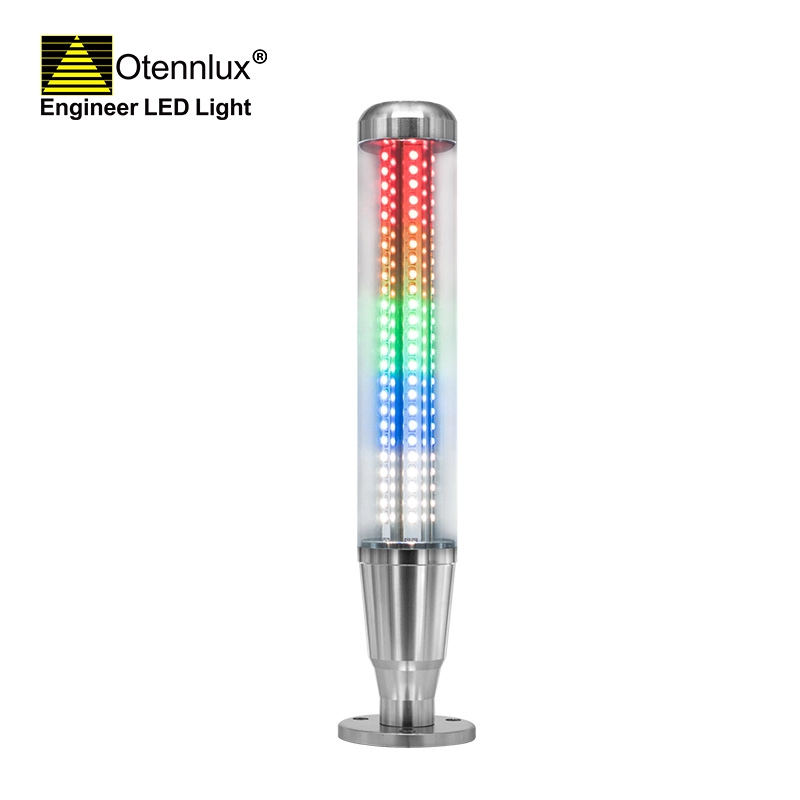 OMI1-501 Многоцветный сигнальный фонарь промышленной сигнальной башни с ЧПУ с прямым основанием