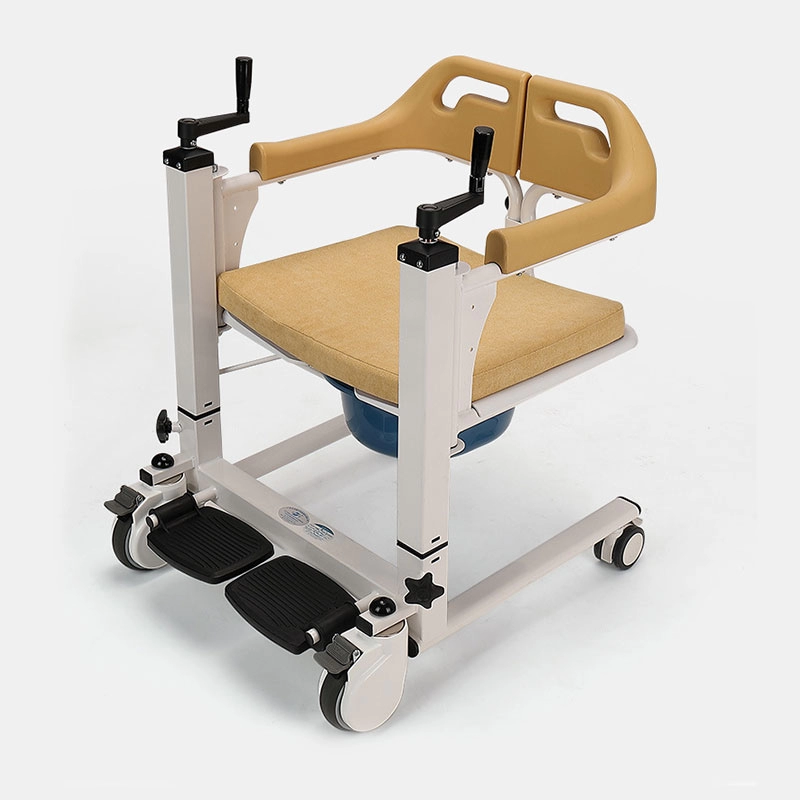 Многофункциональное кресло-подъемник для переноса пациентов с инвалидной коляской с душем-комодом