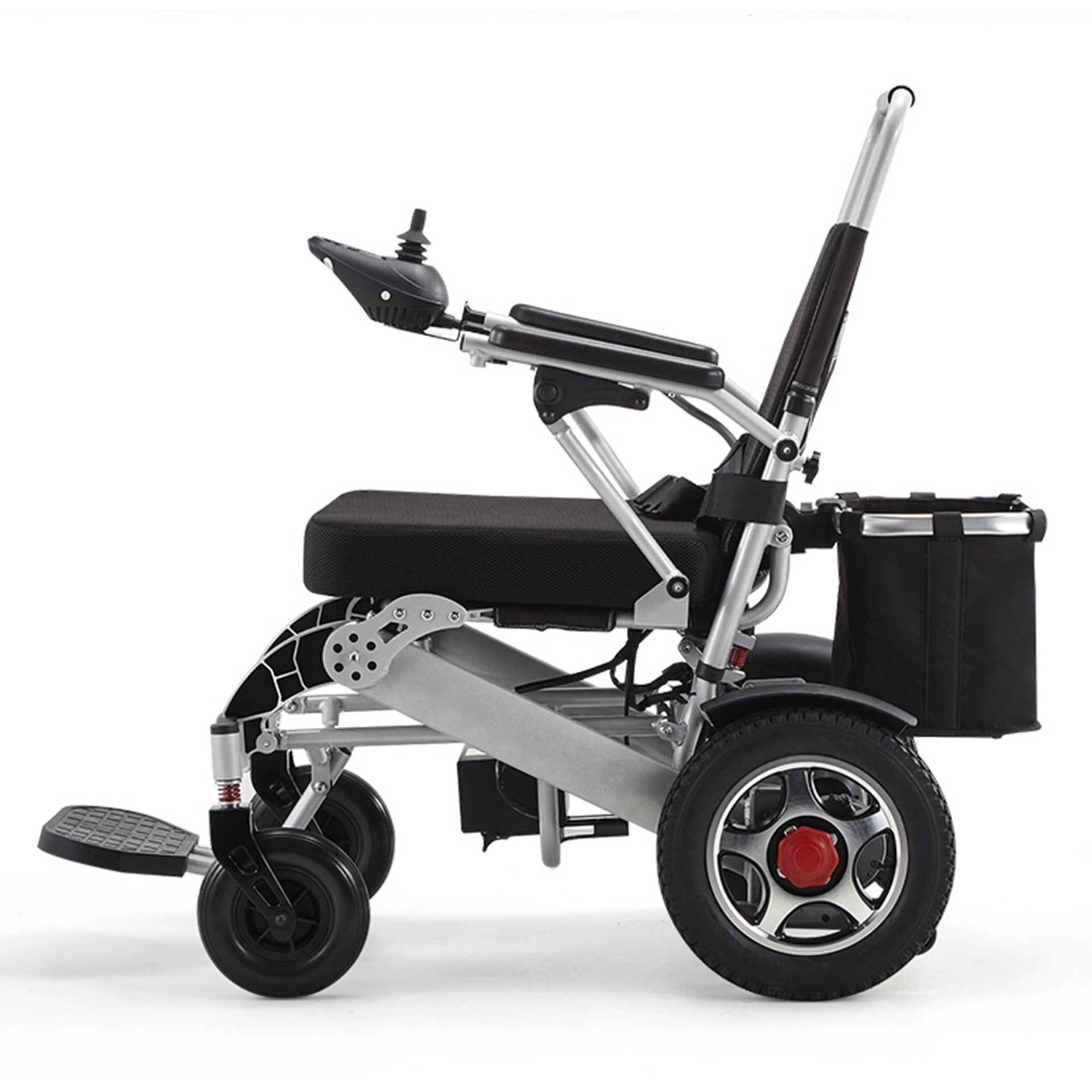 Автомобиль для инвалидов, движущийся на ручном велосипеде, складная электрическая инвалидная коляска