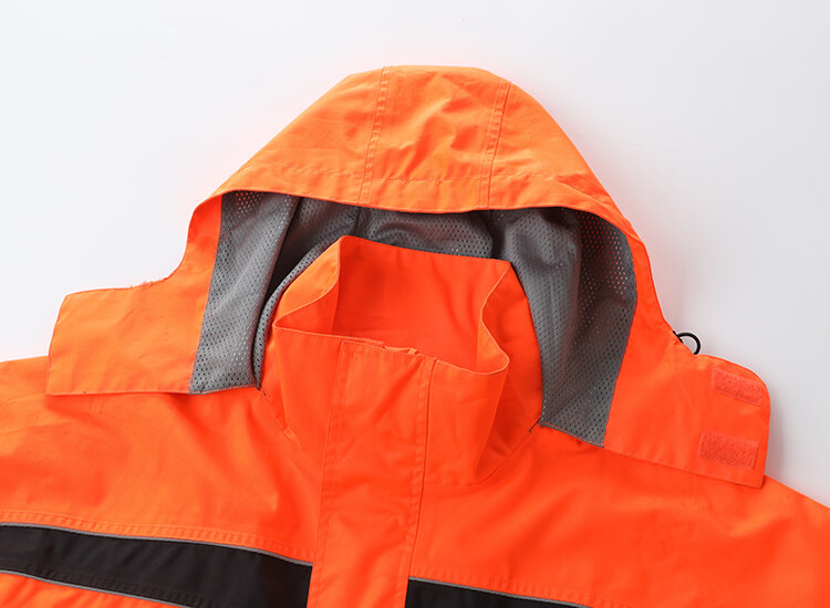 Мужская водонепроницаемая светоотражающая оранжевая рабочая одежда Hi Vis