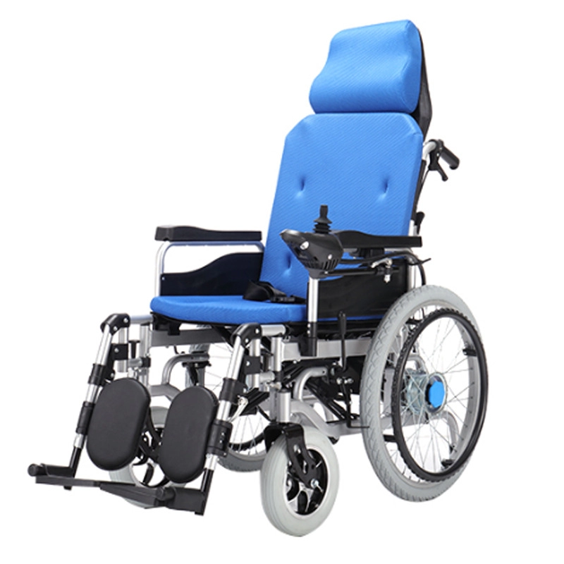 Дешевые цены Стальная автоматическая складная электрическая инвалидная коляска