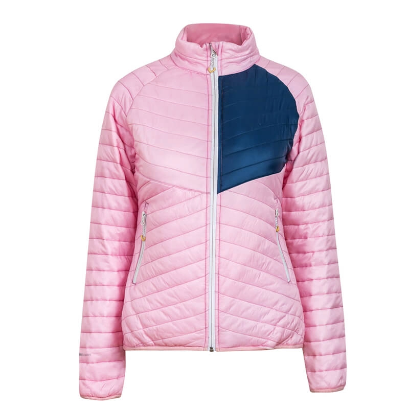 Женские пальто с воротником-стойкой розового цвета