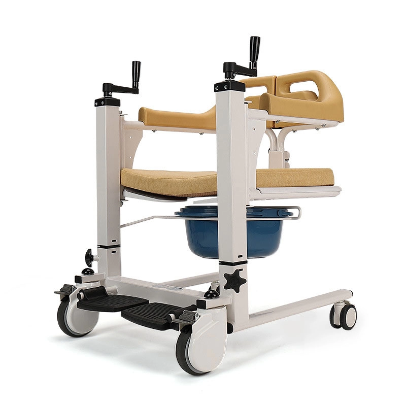 Многофункциональное кресло-подъемник для переноса пациентов с инвалидной коляской с душем-комодом