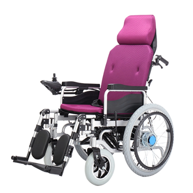 Горячая продажа изготовленная на заказ складная автоматическая электрическая инвалидная коляска для взрослых