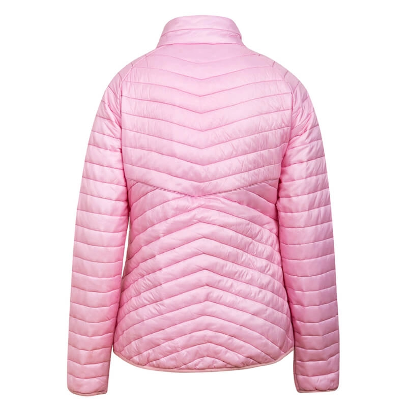 Женские пальто с воротником-стойкой розового цвета