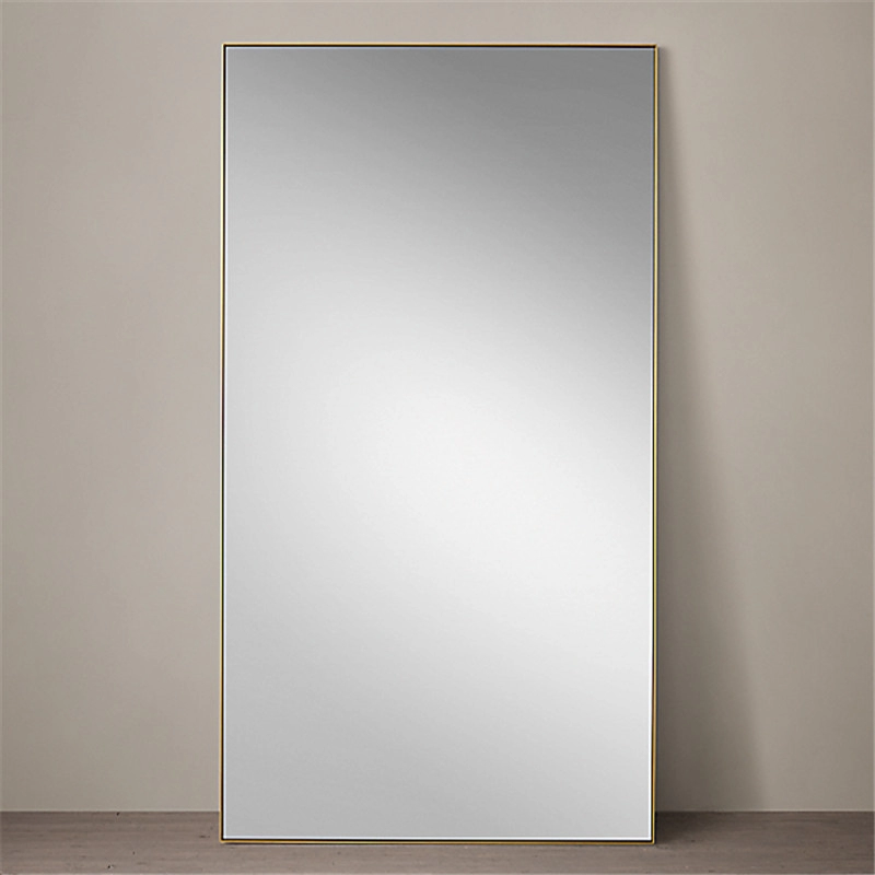 Металлическое алюминиевое декоративное зеркало для всего тела