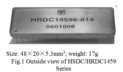 Резольвер в цифровые преобразователи (серия HSDC/HRDC1459)