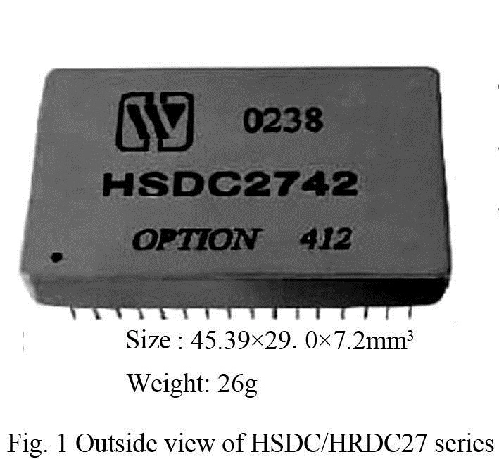 Резольвер в цифровые преобразователи (серия HSDC/HRDC27)