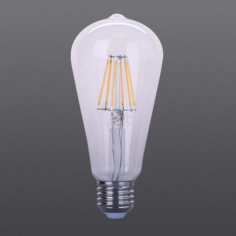 Заводская цена Светодиодные лампы накаливания ST64 ясно 4W 6W 8W