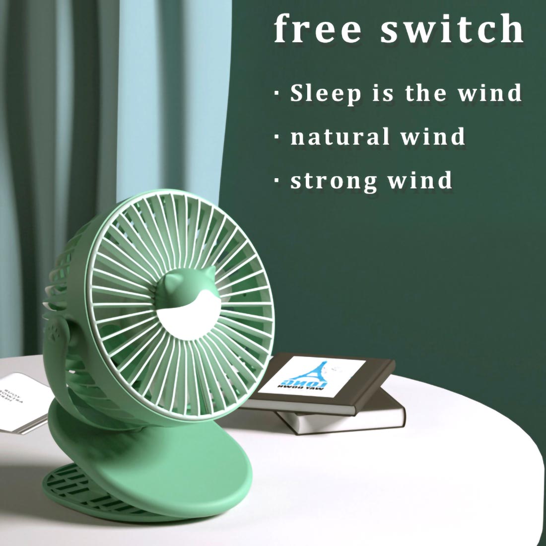 Mini electronic Fan for Baby Stroller