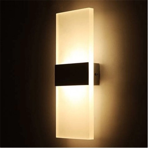 Современный светодиодный настенный светильник для внутреннего коридора из акрила