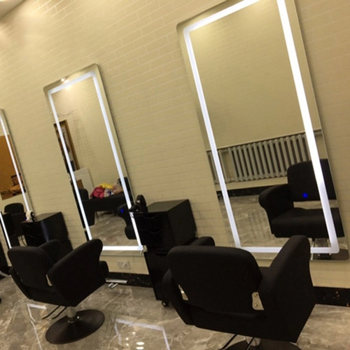 Современное настенное зеркало для парикмахерской со светодиодной подсветкой