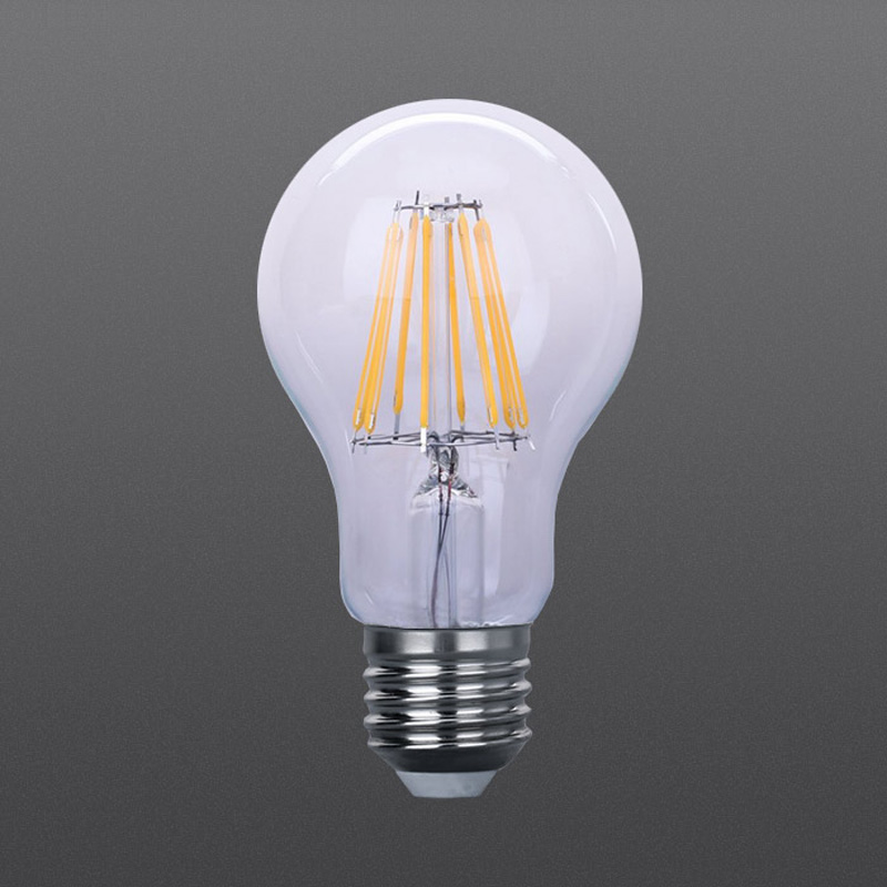 LED Filament bulb 8W clear