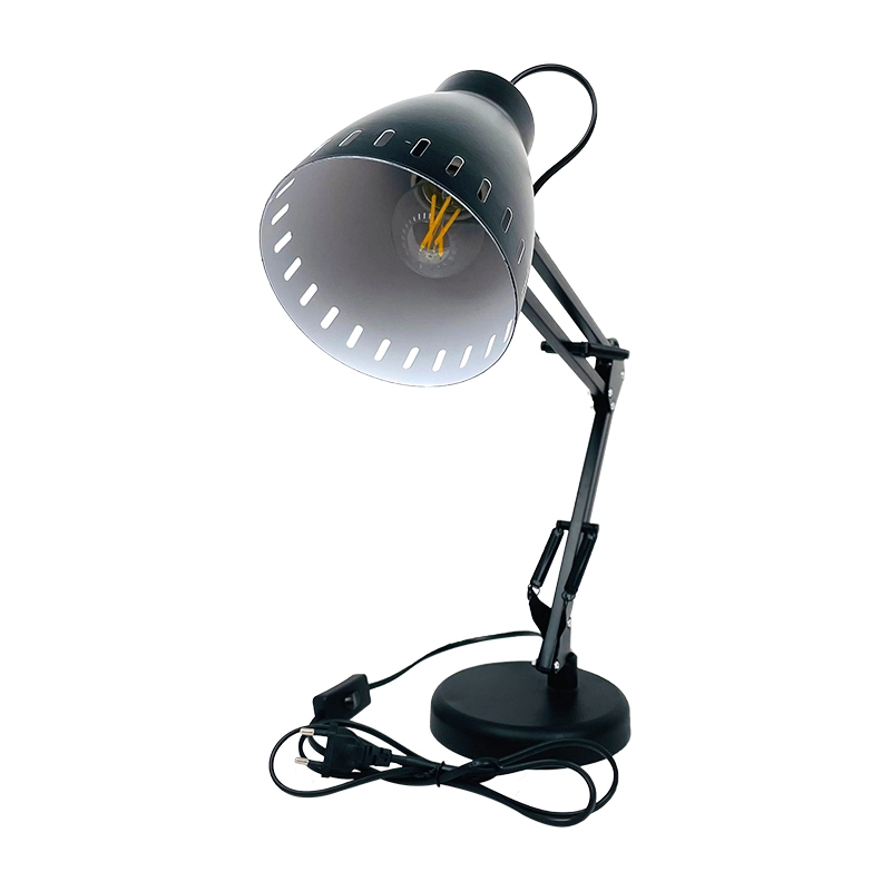 Гибкая светодиодная настольная лампа с длинным поворотным кронштейном