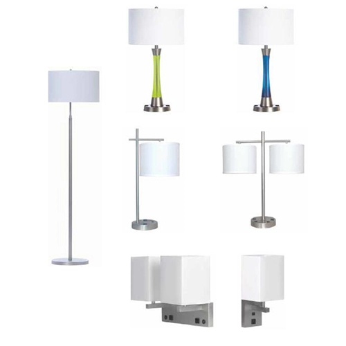 Современные светильники для гостевых комнат в гостиничном стиле с USB и розеткой