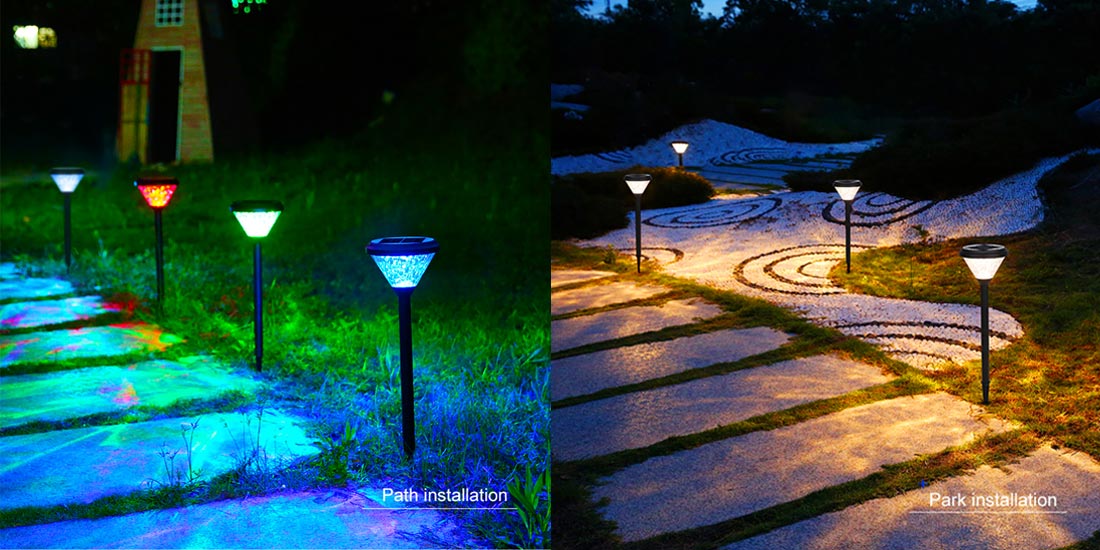 Solar landscape lights garden lights