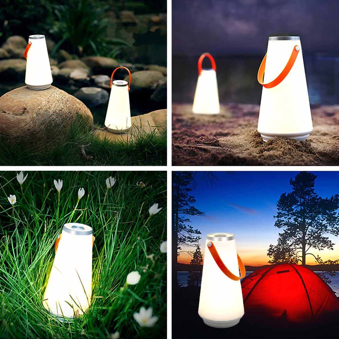 Hanging tent rechargeable camping light