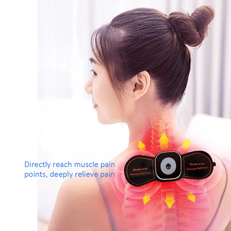 Мини-электрическая стимуляция мышц средней частоты ems массажер для глубоких тканей шеи