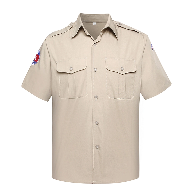 Военная официальная рубашка цвета хаки Для полиции Камбоджи