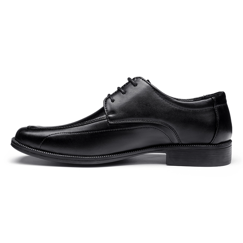 Черные деловые туфли из натуральной кожи