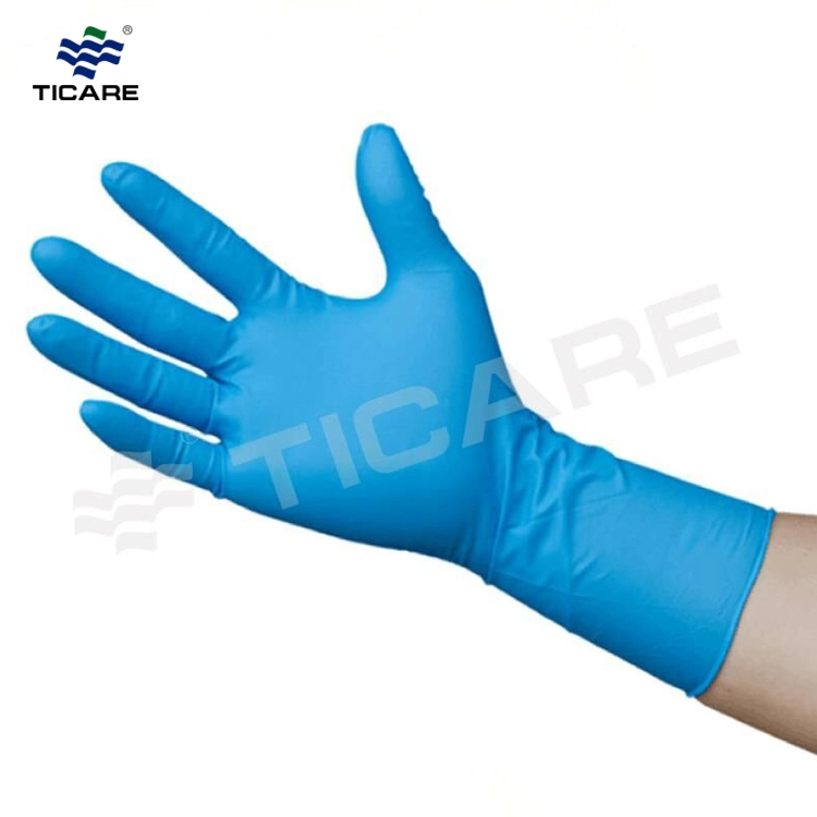Медицинские одноразовые стерильные нитриловые перчатки для безопасности