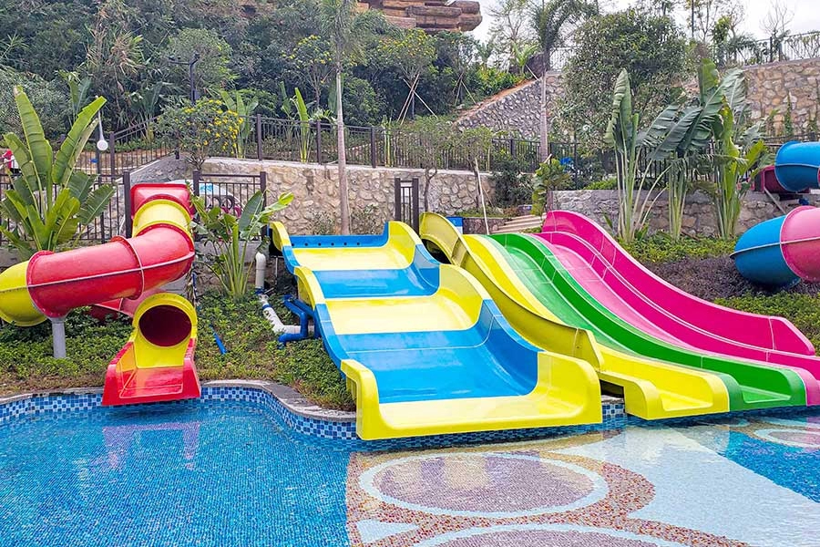 Аквапарк Дизайн-отель Развлечение Детский открытый бассейн Слайд Водная горка