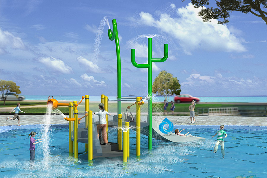 Parent-child water house playground equipment