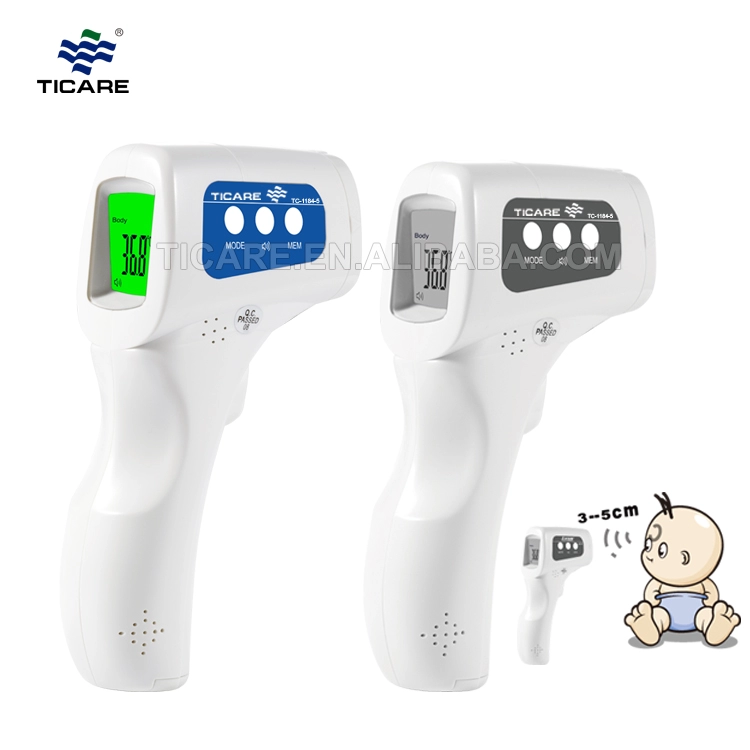 Медицинский цифровой инфракрасный термометр для кожи лба, подходящий для использования детьми или взрослыми
