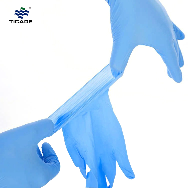 Медицинские одноразовые стерильные нитриловые перчатки для безопасности