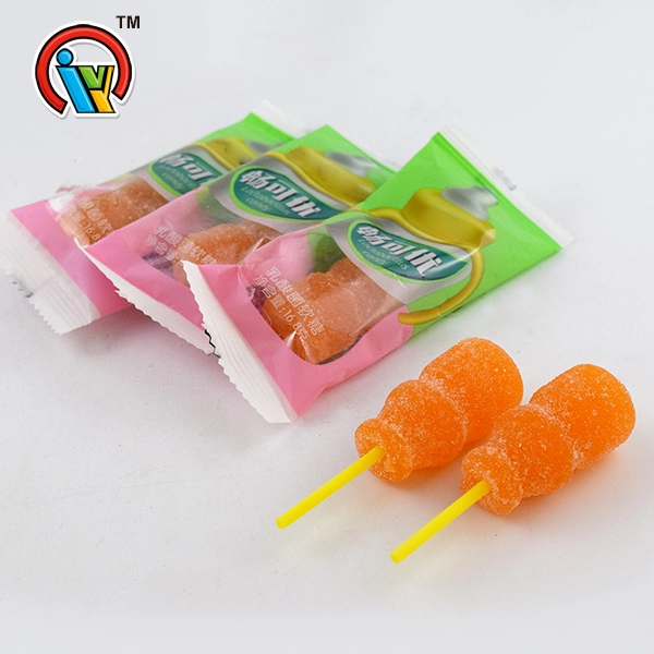 Jinjiang жевательные конфеты в форме колы мягкие леденцы на палочке