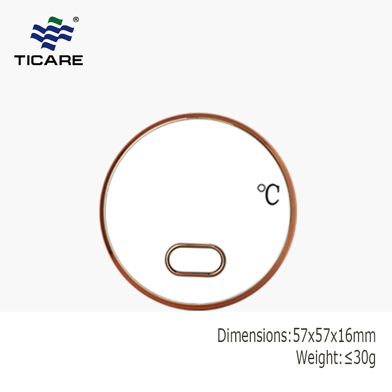 Портативный карманный цифровой термометр круглой формы без сенсорного экрана