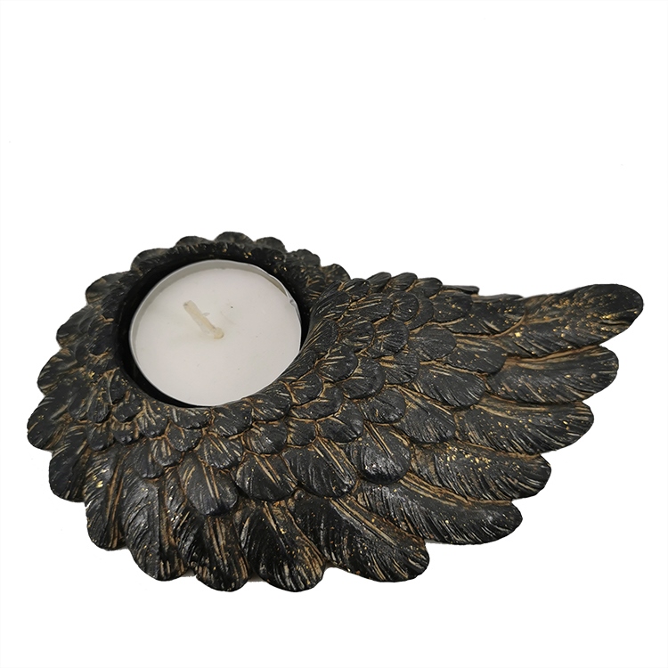 подставка для чайной свечи с крыльями ангела