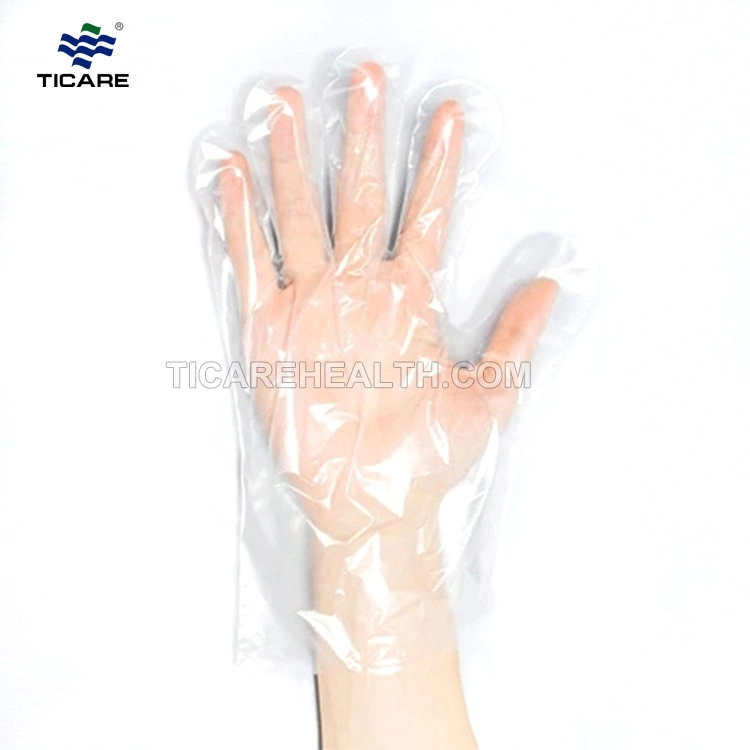 Одноразовые ПЭ смотровые перчатки полиэтиленовые медицинские