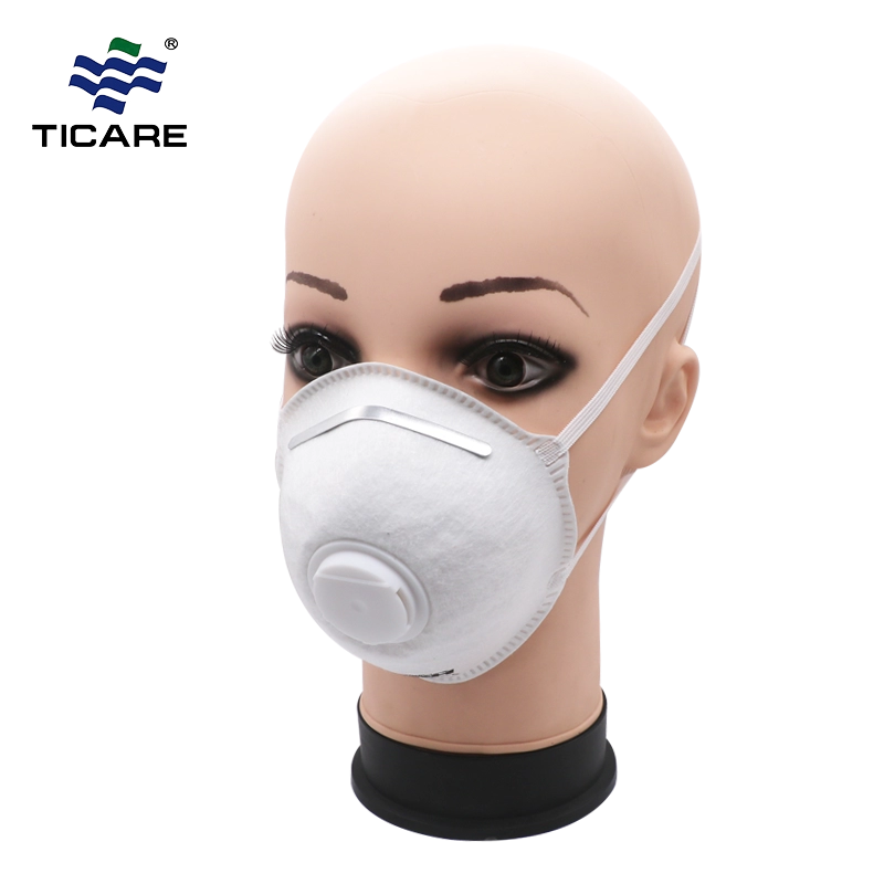 Одноразовая нетканая маска для лица с ушной петлей цвета N95