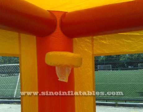 4в1 коммерческий радужный воздушный шар детский надувной домик с горкой для веселья на свежем воздухе, изготовленный на надувной фабрике в Китае