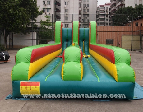 Интерактивная надувная банджи длиной 10 м для детей и взрослых для интерактивных игр в помещении или на открытом воздухе