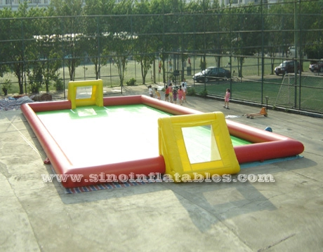 футбольное поле для взрослых и детей 20x10 м, гигантское надувное футбольное поле для надувных футбольных игр на открытом воздухе