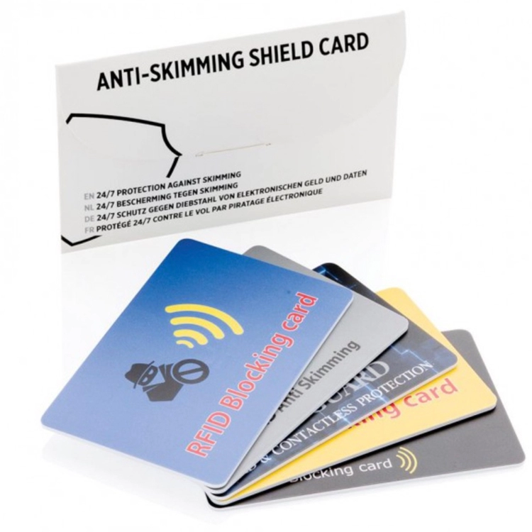Сигнальная RFID-блокирующая карта, антискимминговый RFID-блокировщик кредитных карт