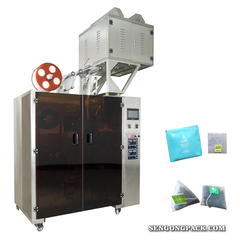 C28DX Автоматическая машина для изготовления пирамидок/плоских чайных пакетиков из PLA