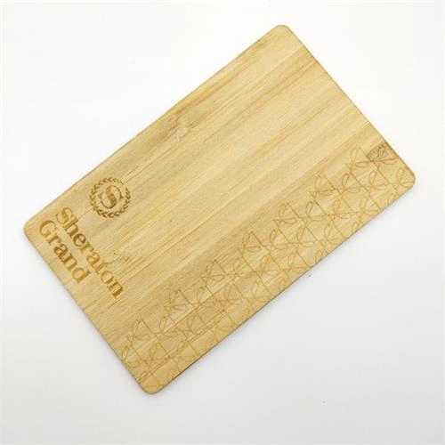 Программируемые визитные карточки из бамбукового дерева RFID ISO14443A Smart NTAG213/216 NFC деревянный ключ-карта для отеля