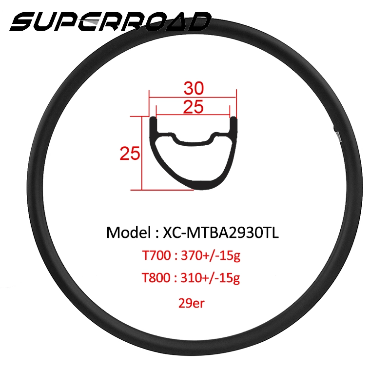 Обода для горных велосипедов 29er. Самые легкие диски MTB XC диаметром 30 мм.