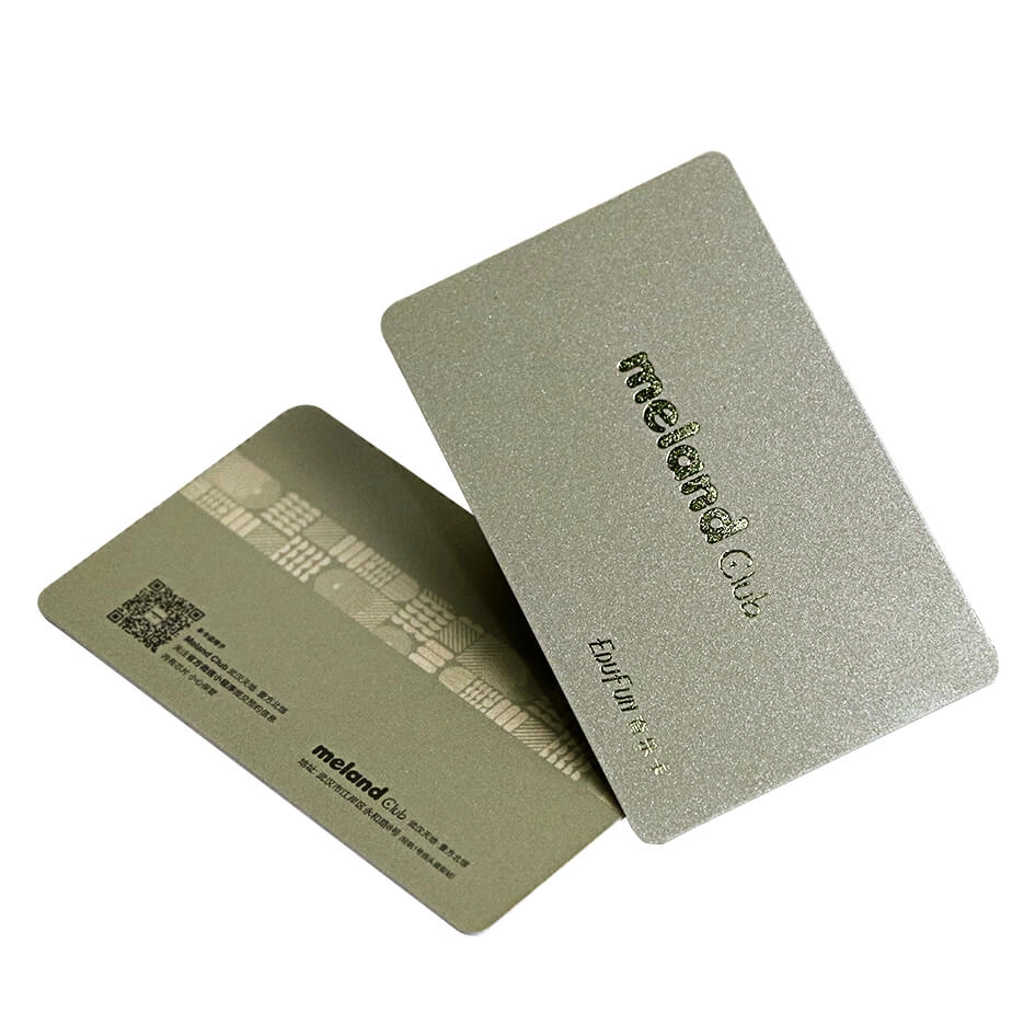 Карты RFID порошка золота 13,56 МГц FM1108 Silkscreen с золотой фольгой