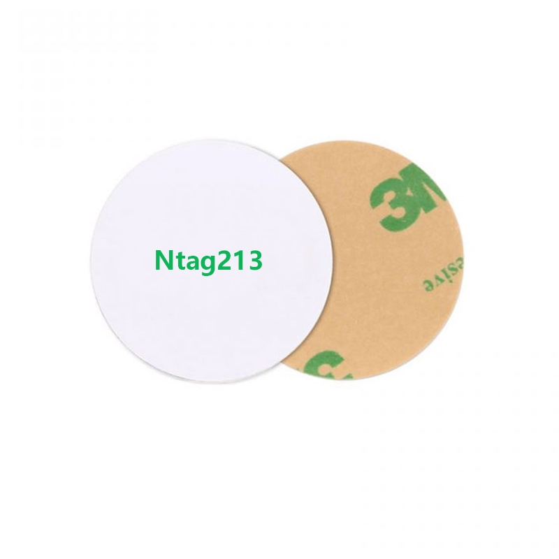 Ntag213 записываемые монетные карты NFC с наклейкой 3M