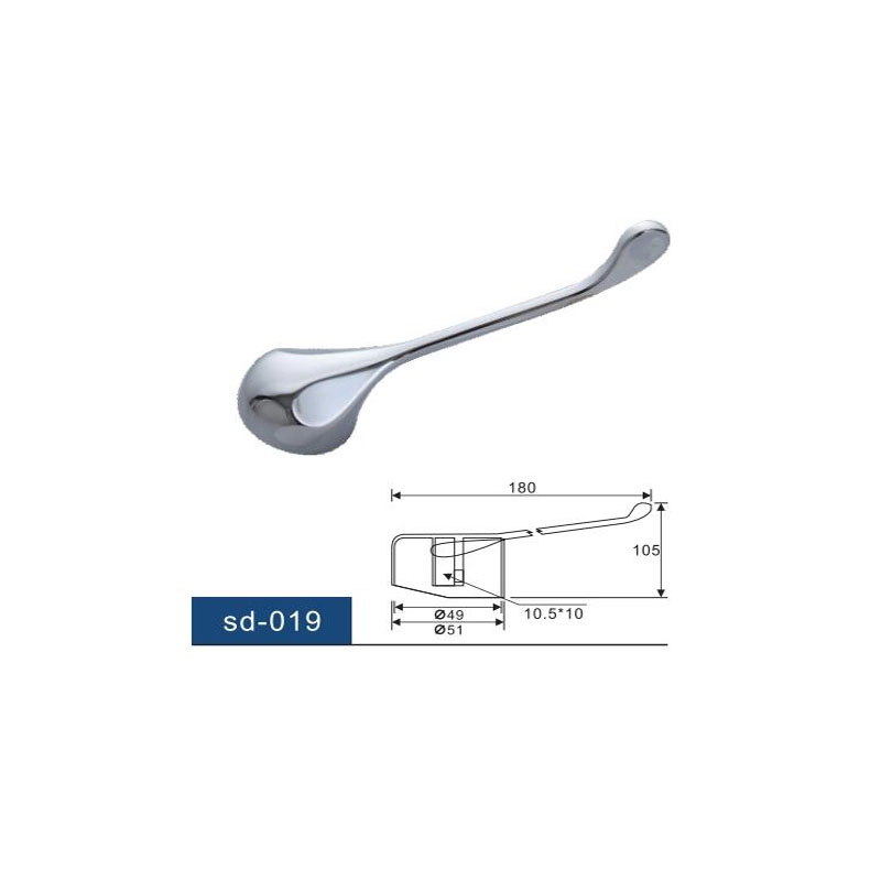 Однорычажная ручка 40 мм для хромированного смесителя для ванной комнаты или кухни