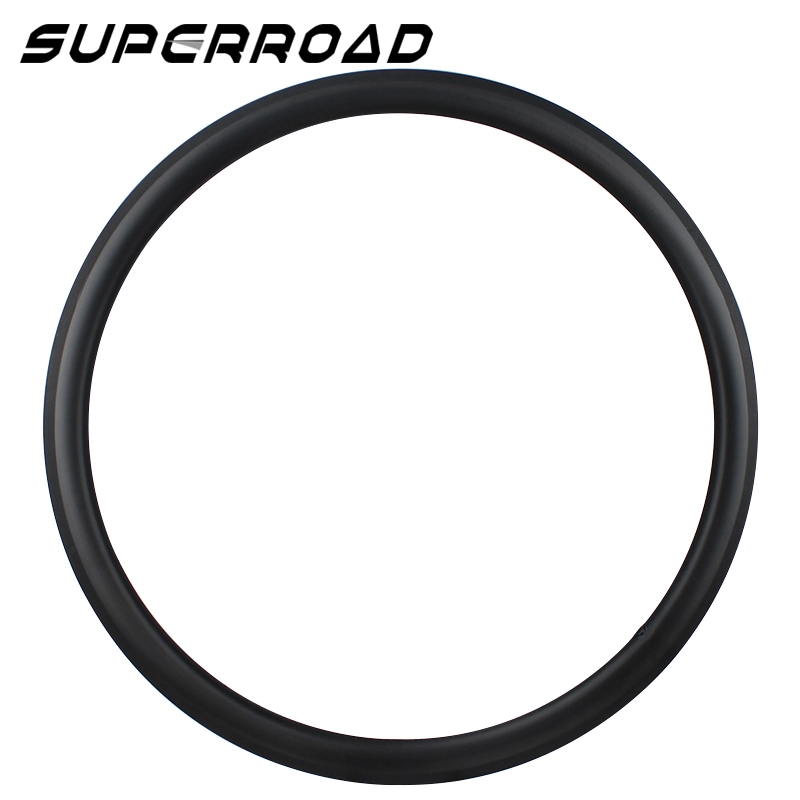 Асимметричные дорожные диски Superroad 700C, 38 мм, клинчер из карбона