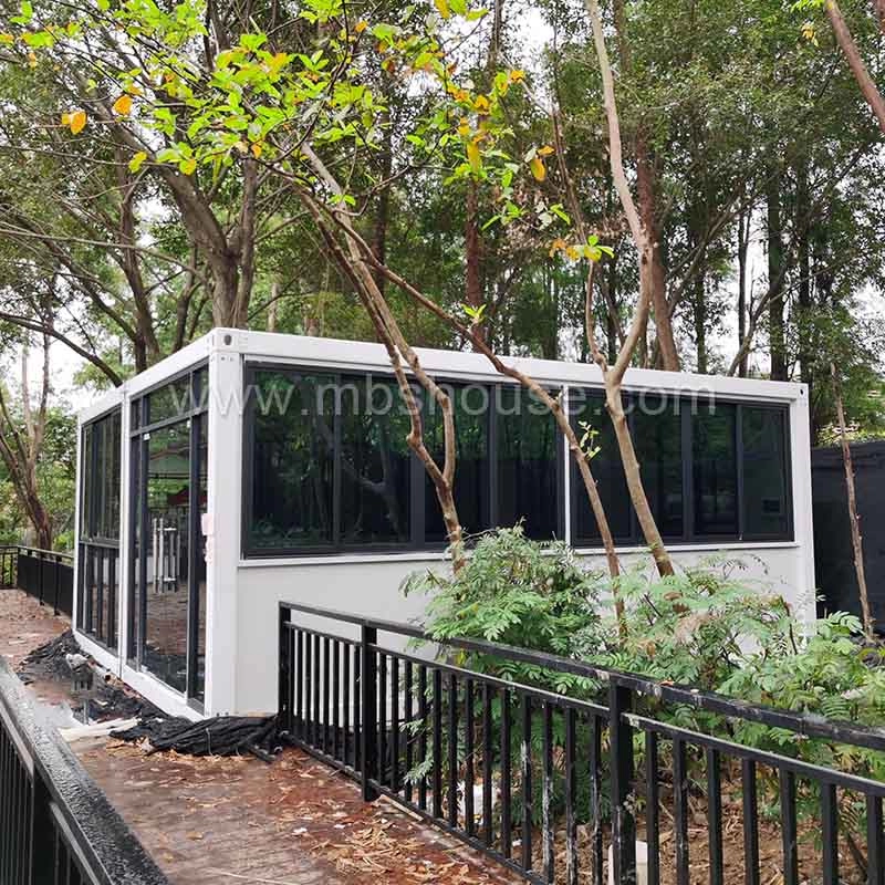 40-футовый плоский контейнер для дома, коттеджа, сада, зеленого дома