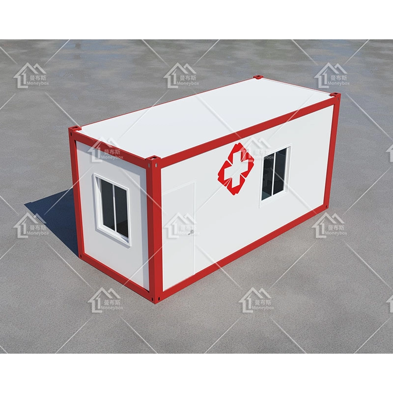 Сборный контейнерный дом для мобильной клиники с плоской упаковкой, портативный больничный контейнер