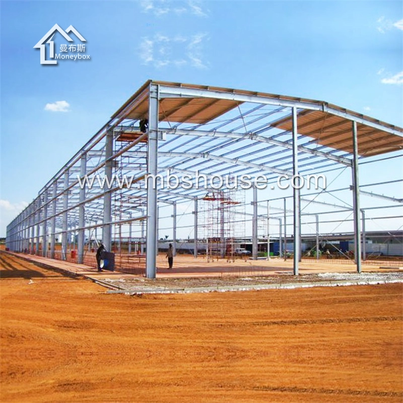 Индивидуальное сборное здание тяжелой стальной конструкции для склада