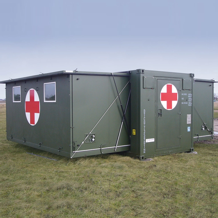 сборный расширяемый контейнер для медицинского госпиталя для поля боя