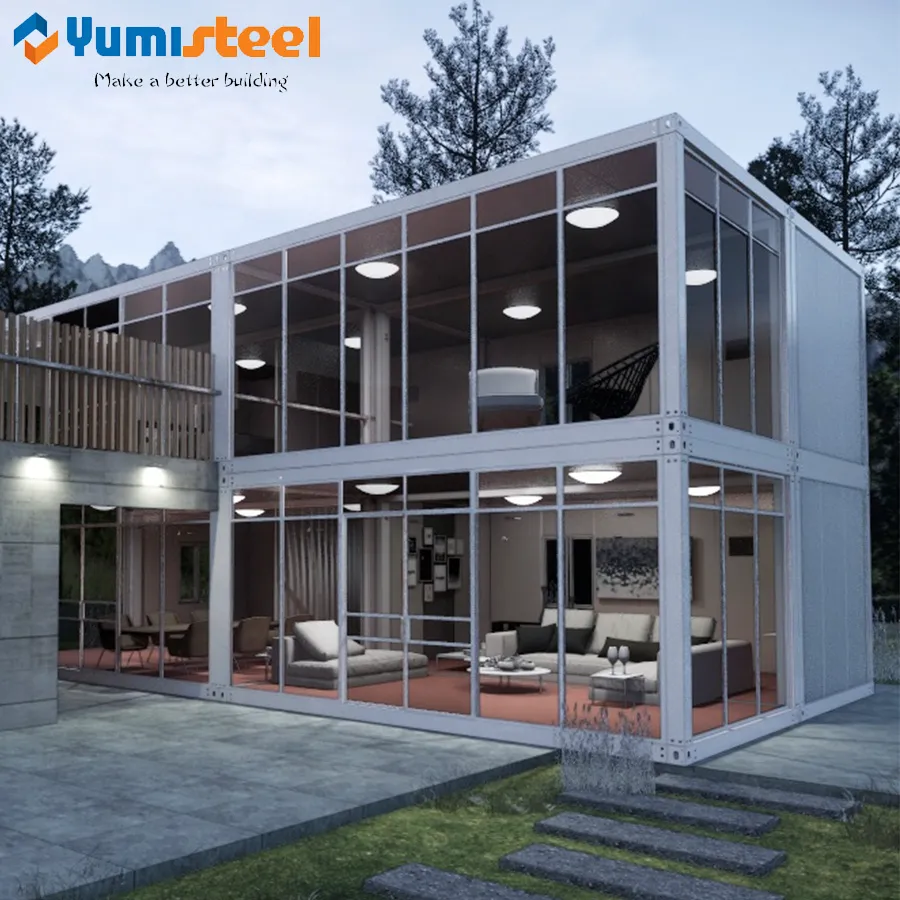 Новый дом сборного контейнера дизайна с огнем/ветром/сейсмической устойчивостью
